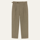 Hayden | Men's High Waisted Houndstooth Vintage Dress Trousers