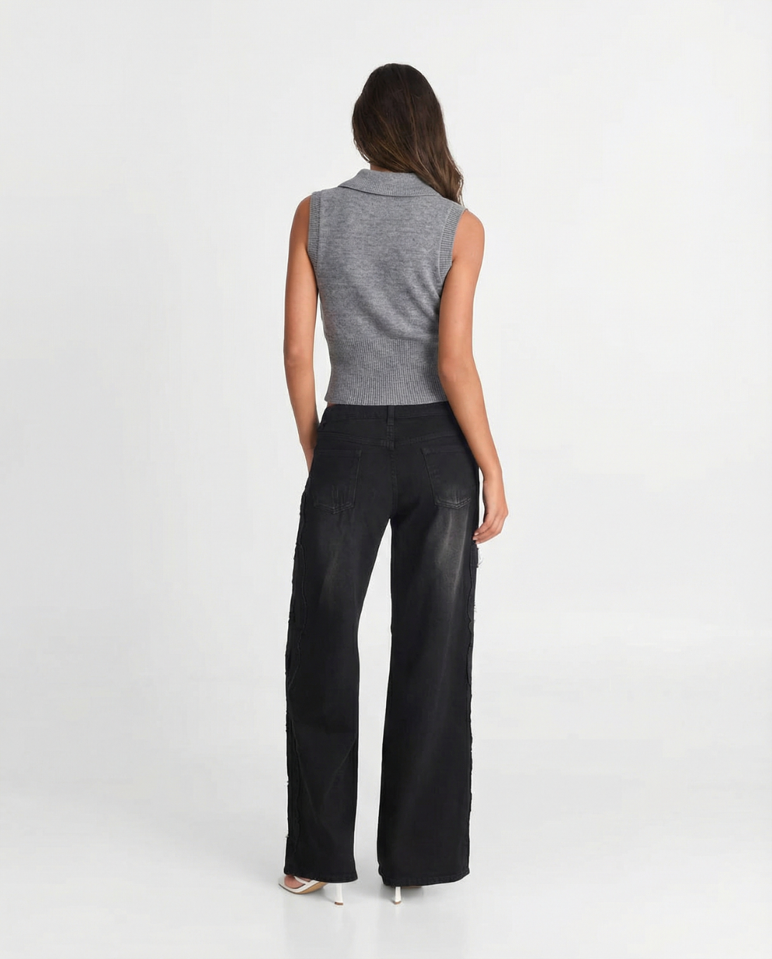 Lydia | cropped sweater vest