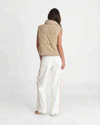 Eden | cropped puffer vest