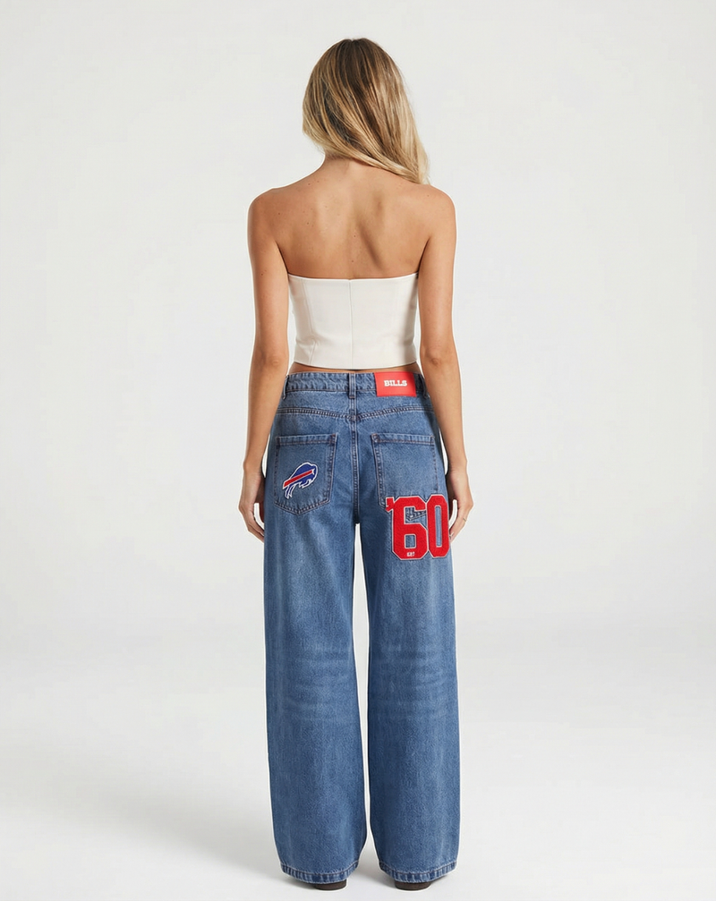 Juno | High Waist Wide Leg Jeans