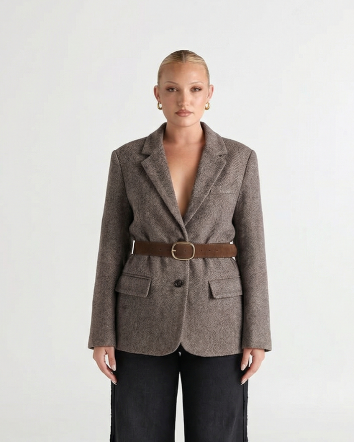 Saffron | oversized blazer