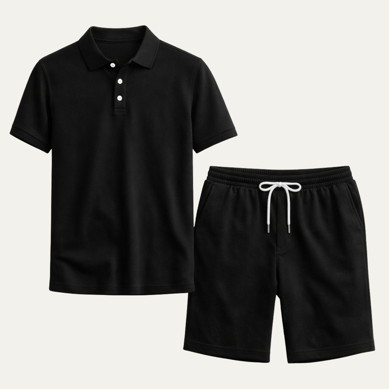 Otis | Men's Summer Polo Shirt and Shorts Two-Piece Set