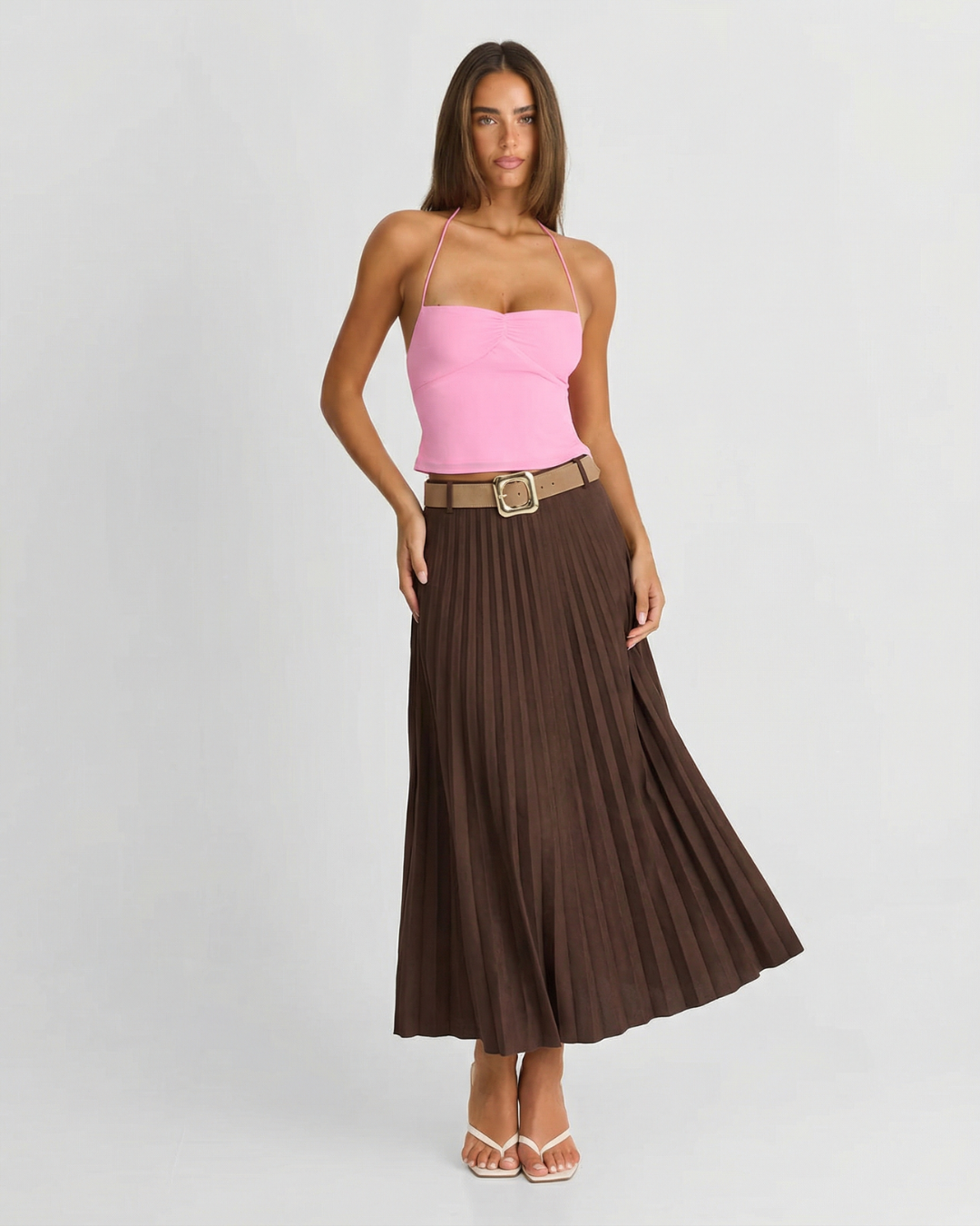 Willow | pleated midi skirt