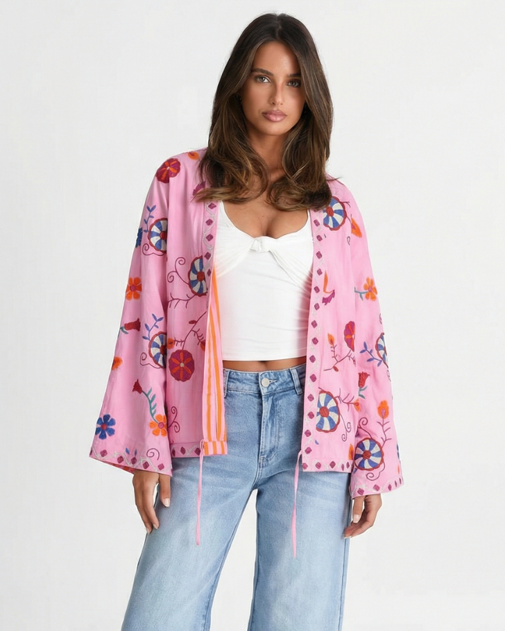 Elsie | floral kimono