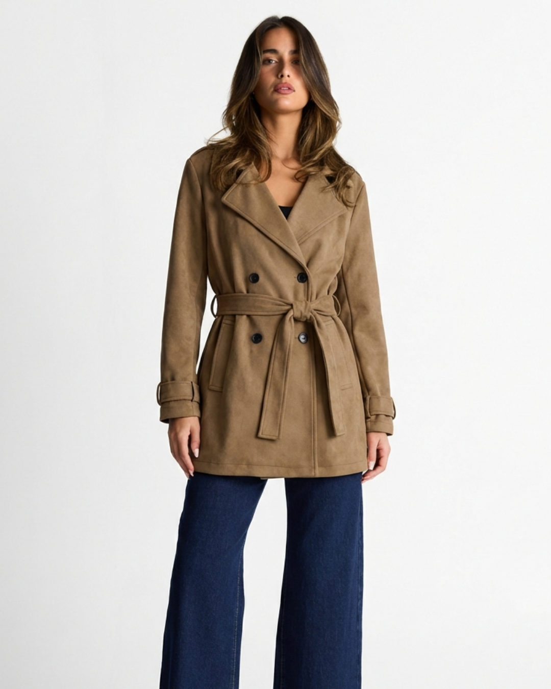 Anya | cropped trench coat