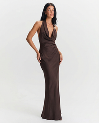 Yasmin | halter neck dress
