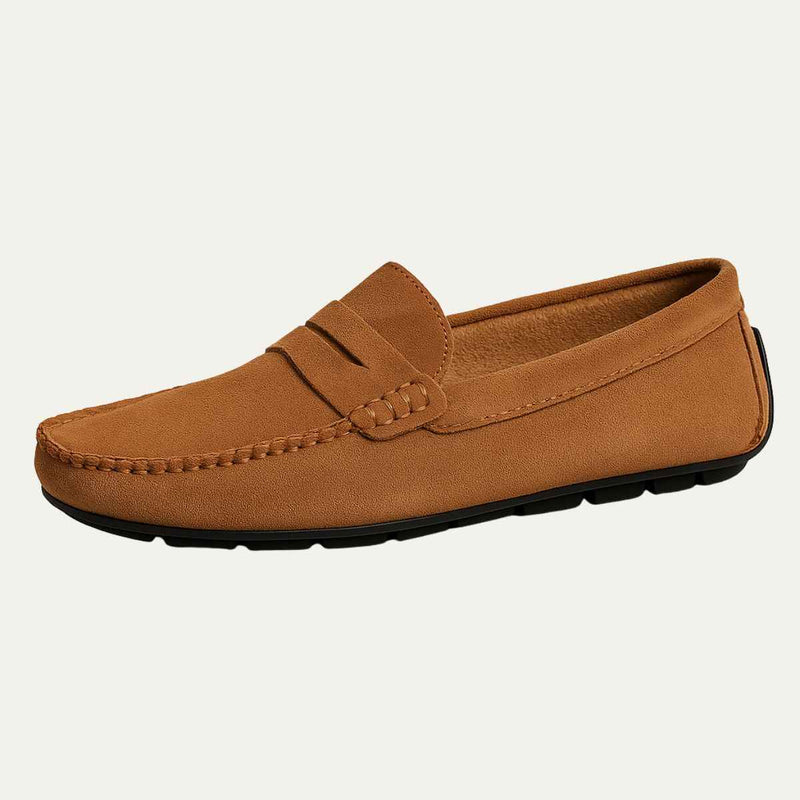 Nasir | Men's Suede Slip On Loafers