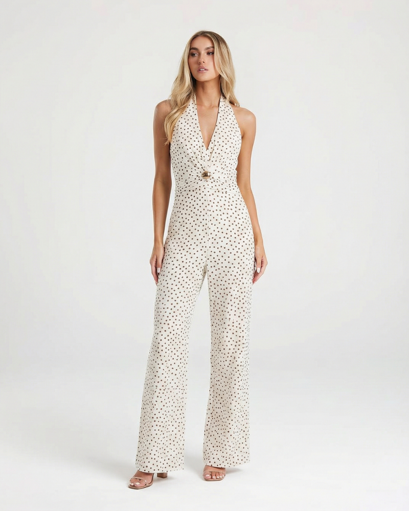Alicia | halter jumpsuit