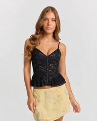 Maddison | lace corset top