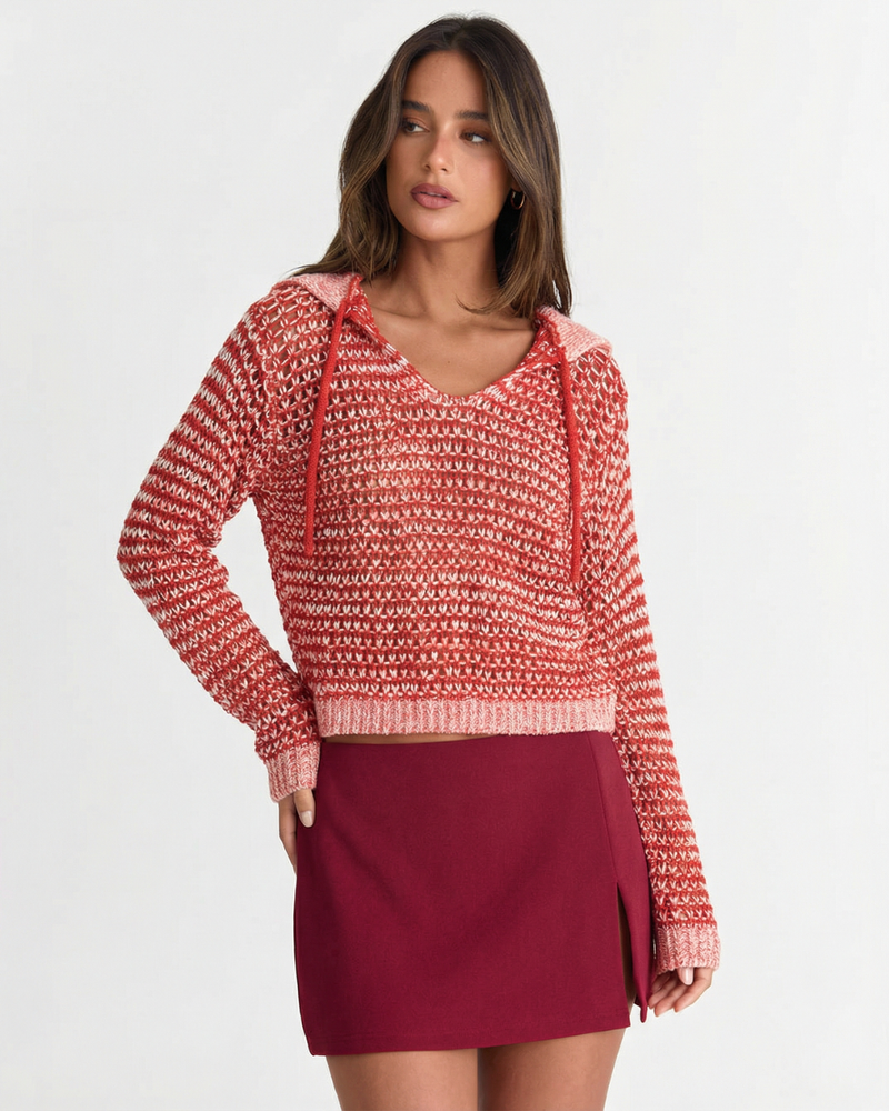 Lottie | cropped knit top