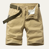 Geoffrey | Cotton Relaxed Fit Casual Shorts