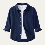 Caden | Men's Breathable Loose Fit Linen Shirt