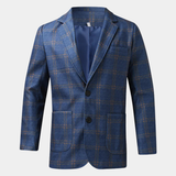Baxter | Classic Tailored Fit Plaid Suit Blazer