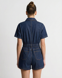 Abigail | denim romper
