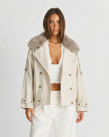Emily | cropped trench coat