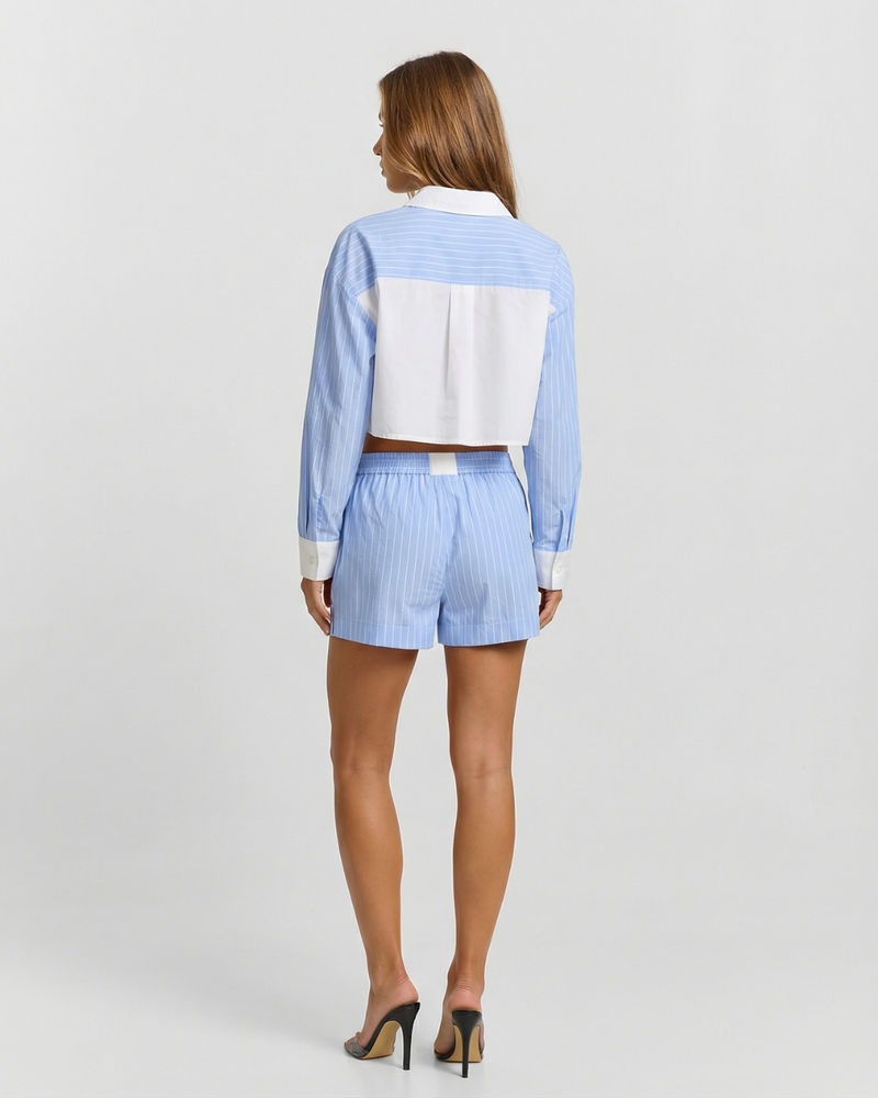 Eva | striped matching set