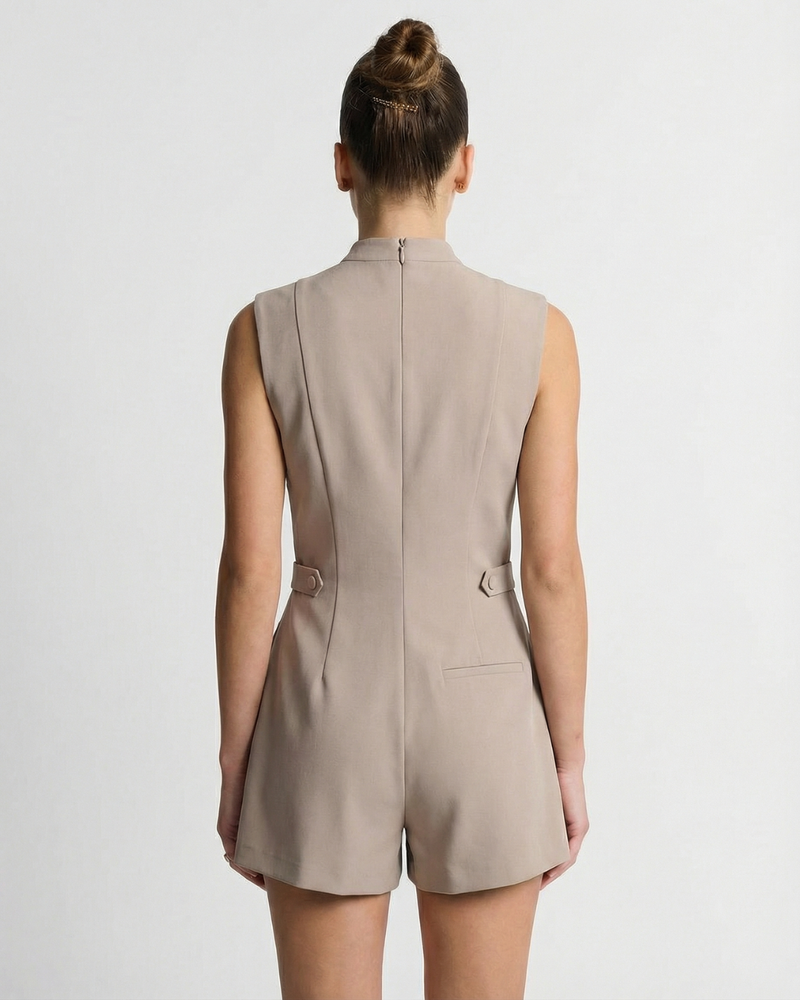 Annabelle | button up romper