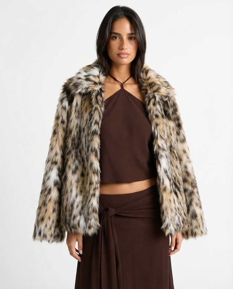 Clementine | animal print jacket