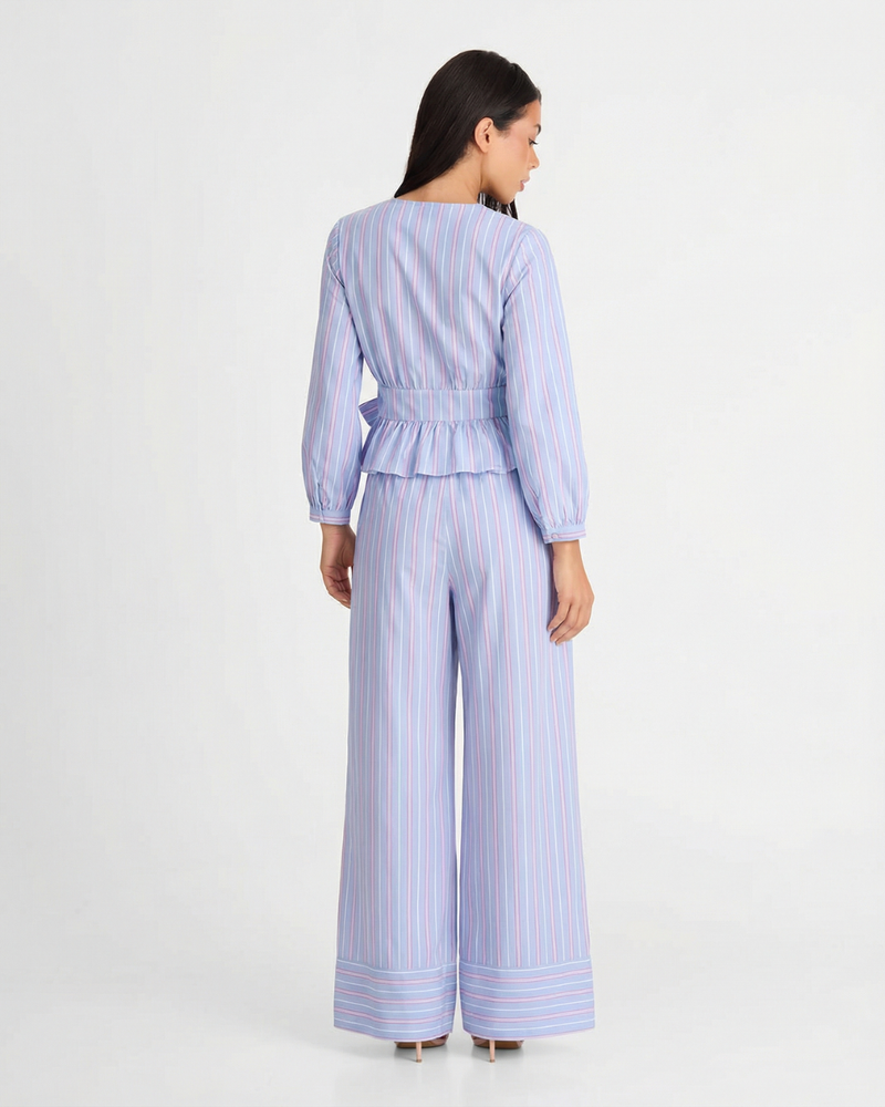Romy | striped matching set