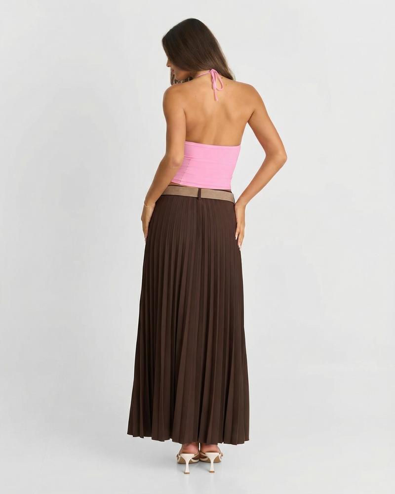 Willow | pleated midi skirt