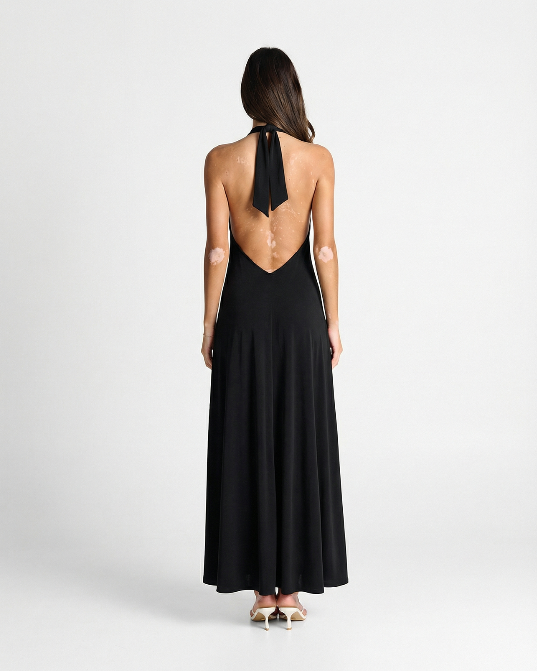 Saffron | halter neck dress