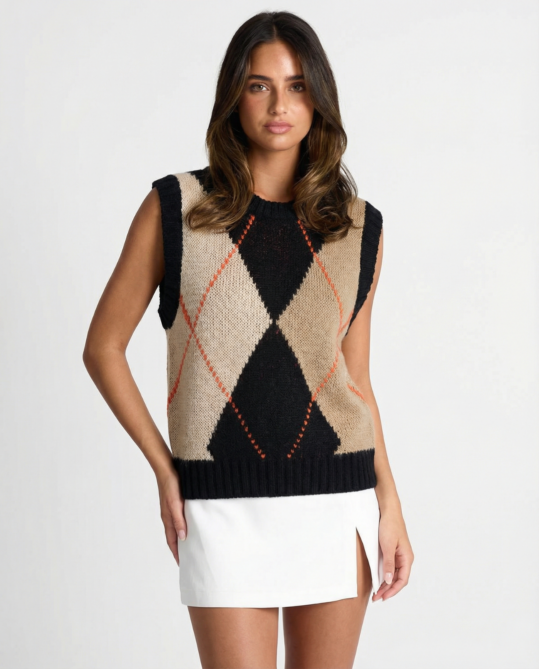 Thea | argyle vest