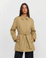 Elsie | cropped trench coat