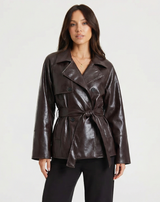 Erin | cropped trench coat