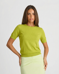 Xanthe | short sleeve knit top