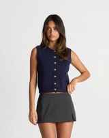 Scarlett | cropped sweater vest
