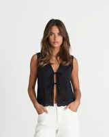 Eliza | tie front top
