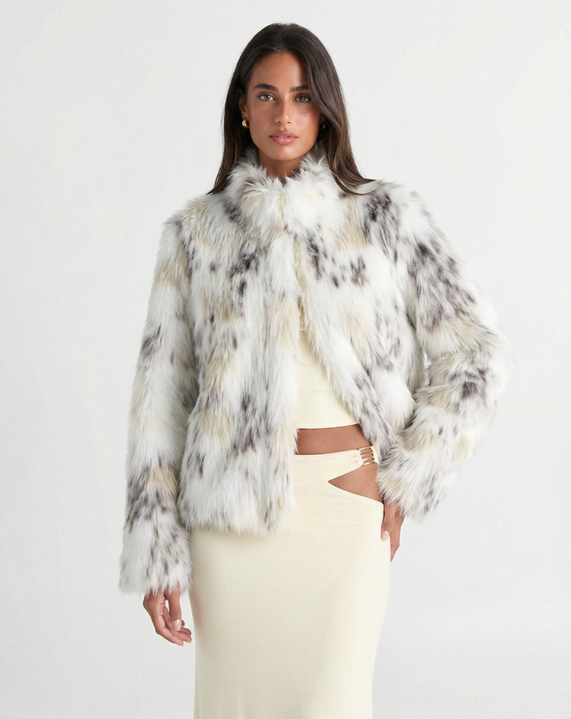 Rose | faux fur jacket