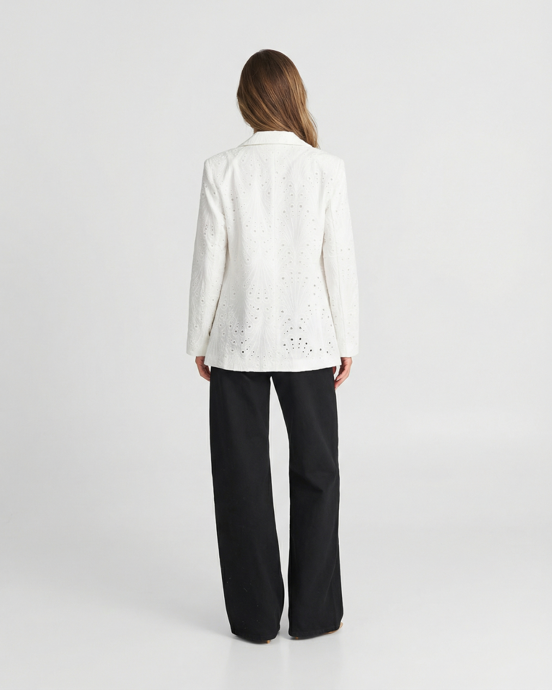 Lila | white blazer
