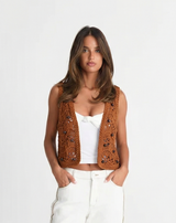 Rosie | crochet vest