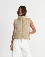 Eden | cropped puffer vest