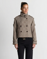 Clara | cropped trench coat