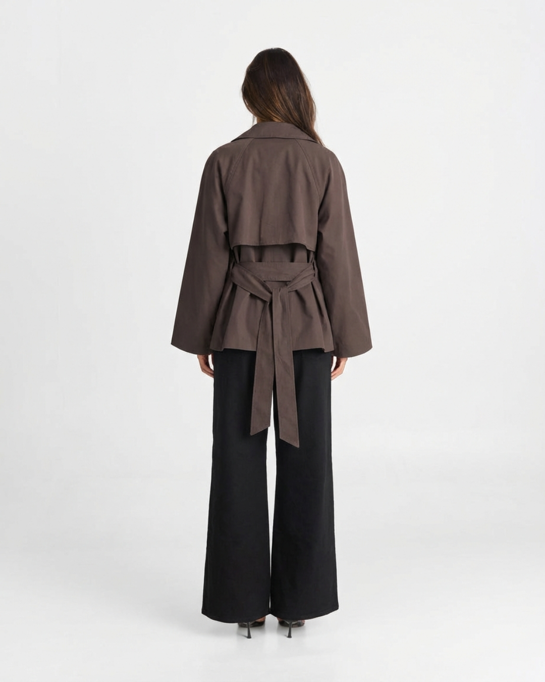 Aurora | cropped trench coat