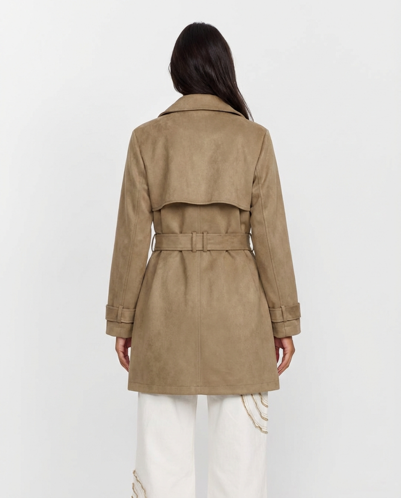 Aria | cropped trench coat