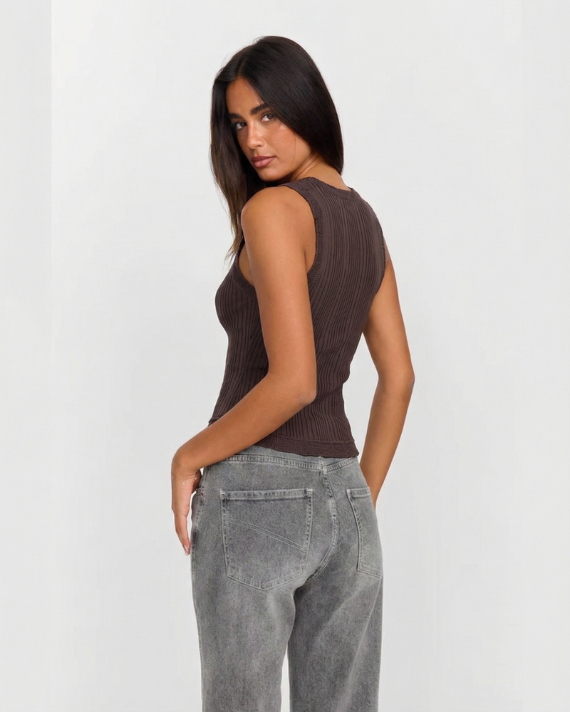 Clementine | ribbed tank top