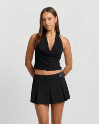 Mabel | pleated mini skirt