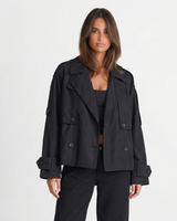Charlotte | cropped trench coat