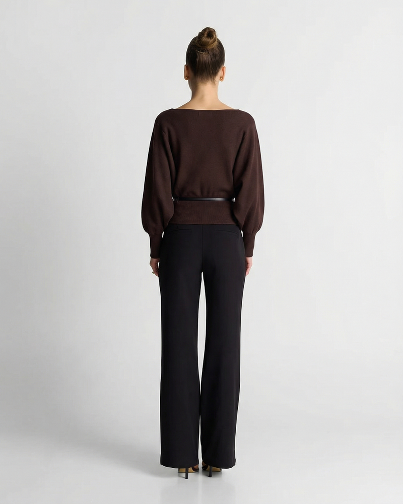 Evie | peplum top
