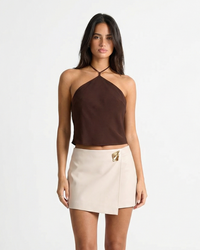 Niamh | wrap mini skirt