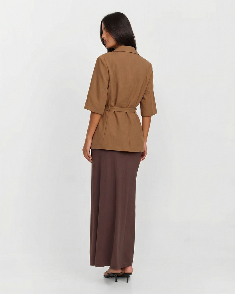 Elizabeth | linen blazer