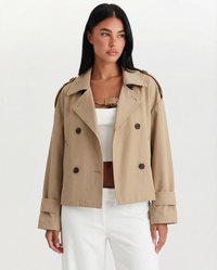 Iris | cropped trench coat