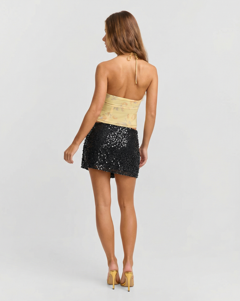 Sara | mini wrap skirt