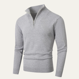 Monroe | Slim Fit Half Zip Knit Jumper