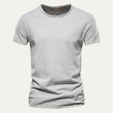 Rex | Cotton Crew Neck Basic T-Shirt