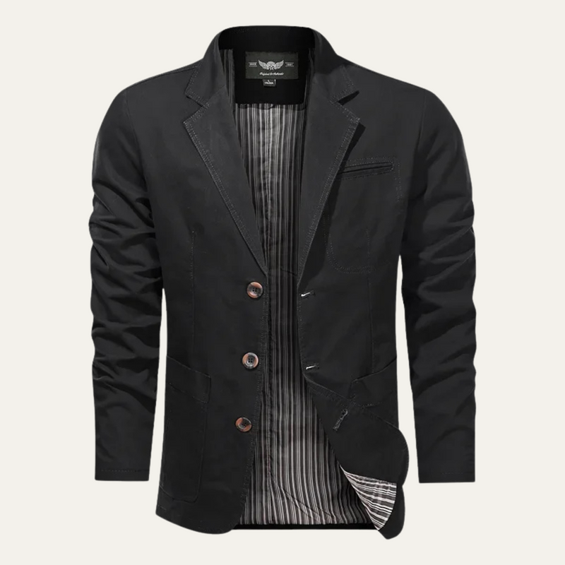 Marshall | Lightweight Cotton Single-Breasted Blazer for Men