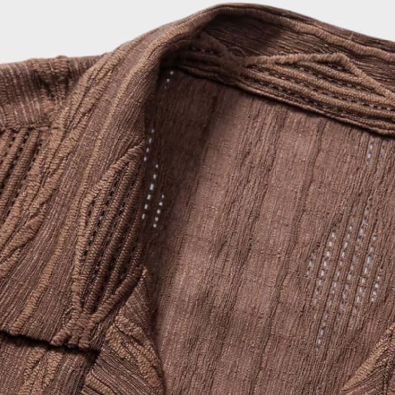 Diego | Textured Short Sleeve Shirt